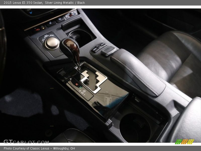 Silver Lining Metallic / Black 2015 Lexus ES 350 Sedan