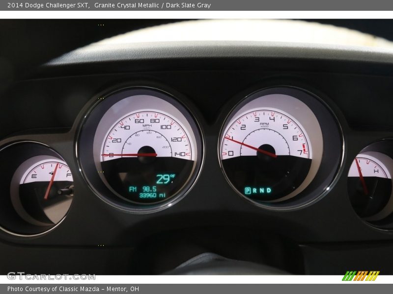 Granite Crystal Metallic / Dark Slate Gray 2014 Dodge Challenger SXT