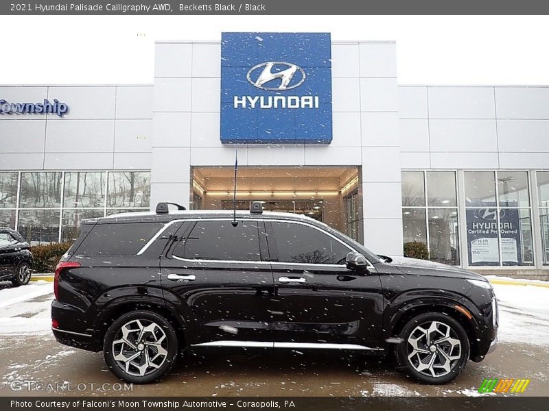 Becketts Black / Black 2021 Hyundai Palisade Calligraphy AWD
