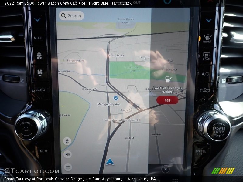 Navigation of 2022 2500 Power Wagon Crew Cab 4x4