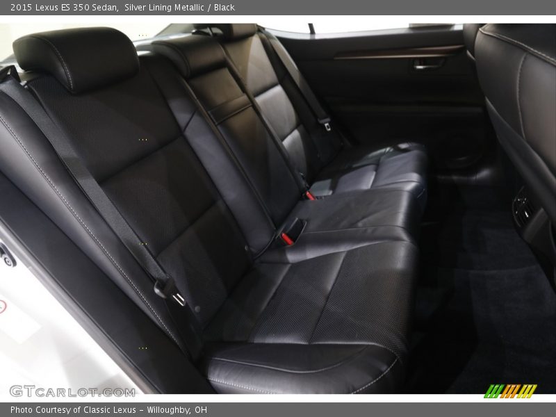 Silver Lining Metallic / Black 2015 Lexus ES 350 Sedan