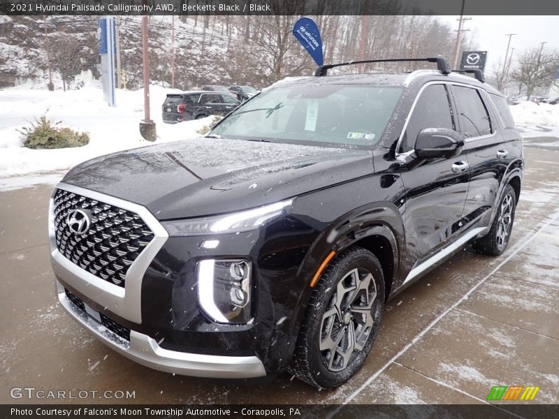 Front 3/4 View of 2021 Palisade Calligraphy AWD
