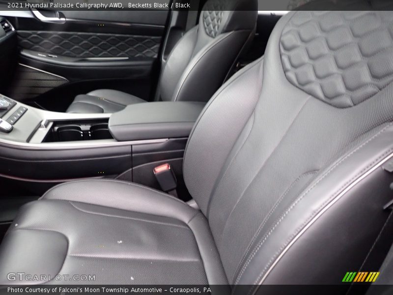 Front Seat of 2021 Palisade Calligraphy AWD