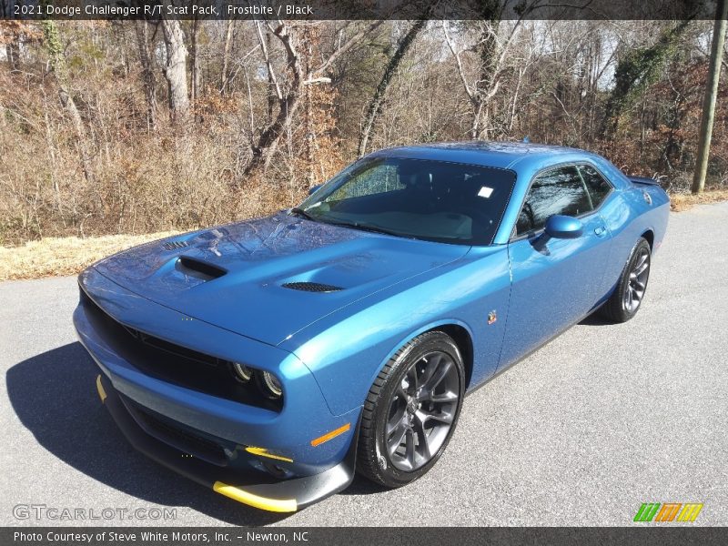 Frostbite / Black 2021 Dodge Challenger R/T Scat Pack