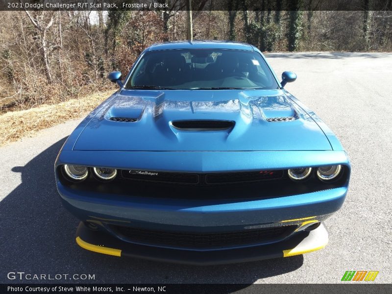 Frostbite / Black 2021 Dodge Challenger R/T Scat Pack
