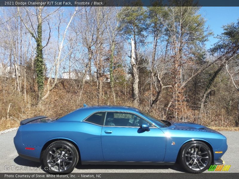 Frostbite / Black 2021 Dodge Challenger R/T Scat Pack