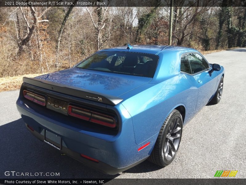 Frostbite / Black 2021 Dodge Challenger R/T Scat Pack