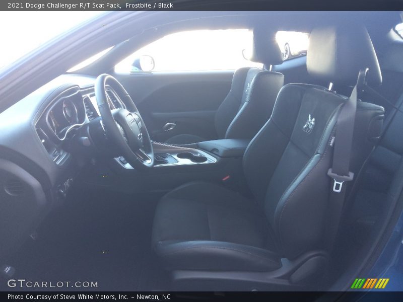 Frostbite / Black 2021 Dodge Challenger R/T Scat Pack