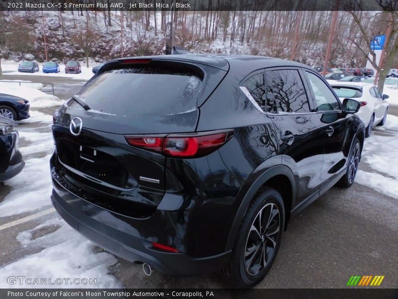 Jet Black Mica / Black 2022 Mazda CX-5 S Premium Plus AWD