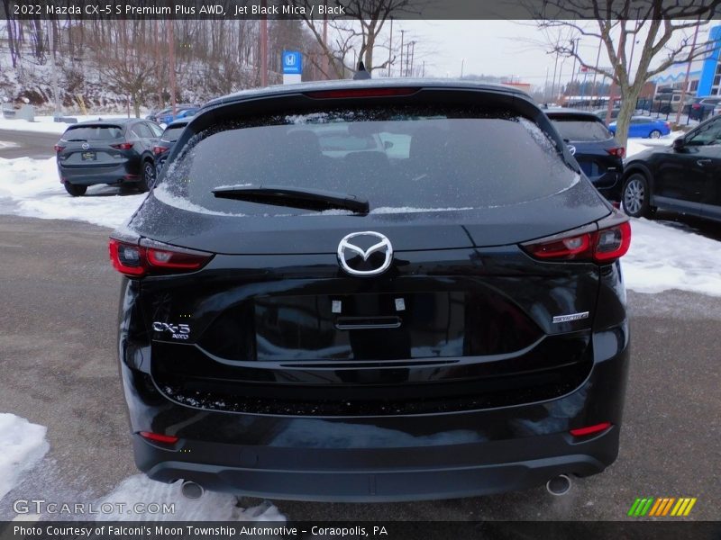 Jet Black Mica / Black 2022 Mazda CX-5 S Premium Plus AWD