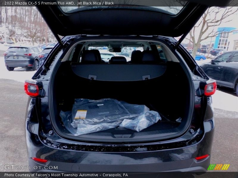 Jet Black Mica / Black 2022 Mazda CX-5 S Premium Plus AWD
