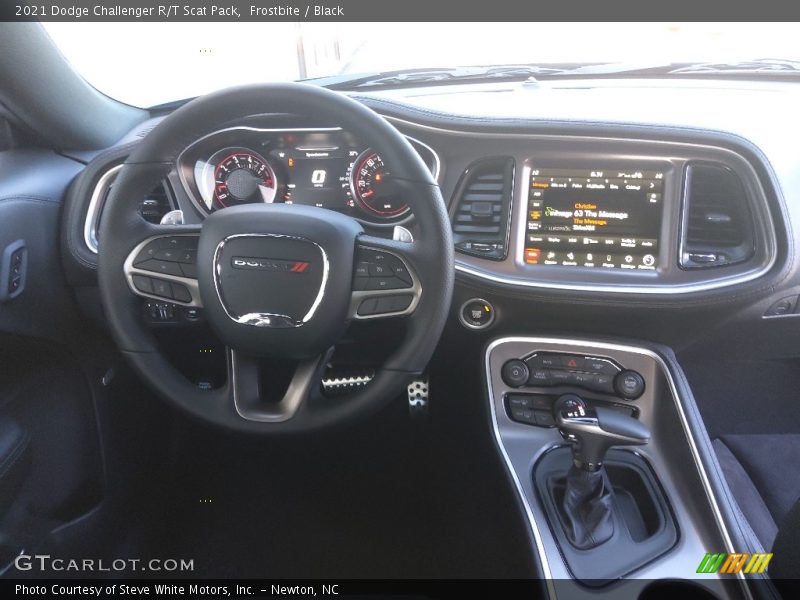 Frostbite / Black 2021 Dodge Challenger R/T Scat Pack