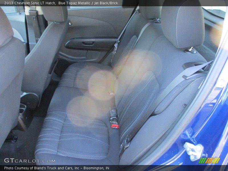 Blue Topaz Metallic / Jet Black/Brick 2013 Chevrolet Sonic LT Hatch