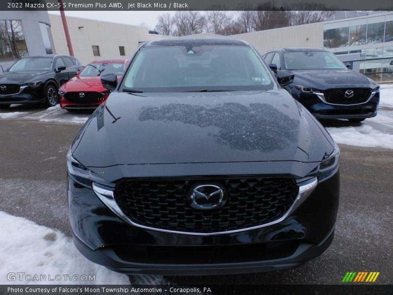 Jet Black Mica / Black 2022 Mazda CX-5 S Premium Plus AWD