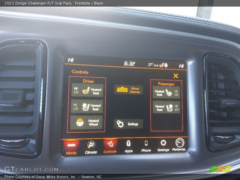 Frostbite / Black 2021 Dodge Challenger R/T Scat Pack