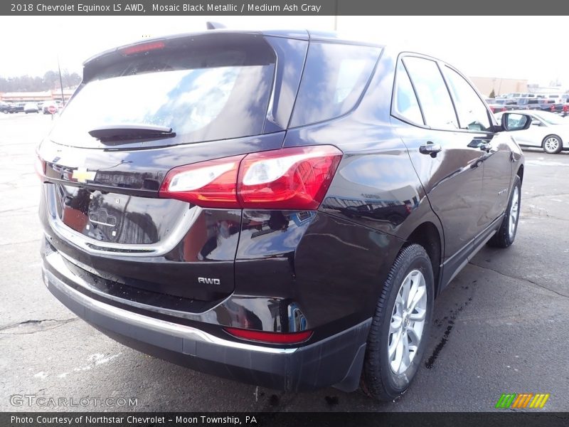 Mosaic Black Metallic / Medium Ash Gray 2018 Chevrolet Equinox LS AWD