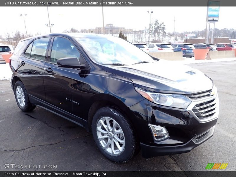 Mosaic Black Metallic / Medium Ash Gray 2018 Chevrolet Equinox LS AWD