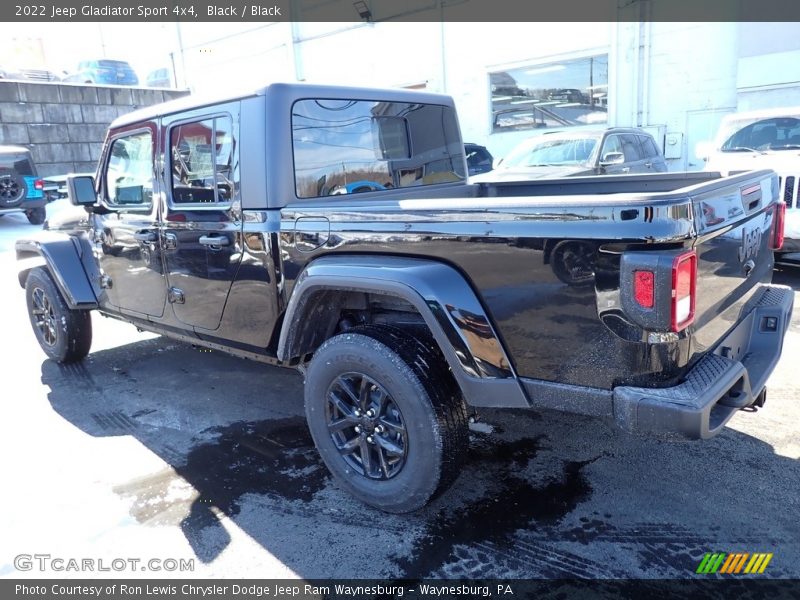 Black / Black 2022 Jeep Gladiator Sport 4x4
