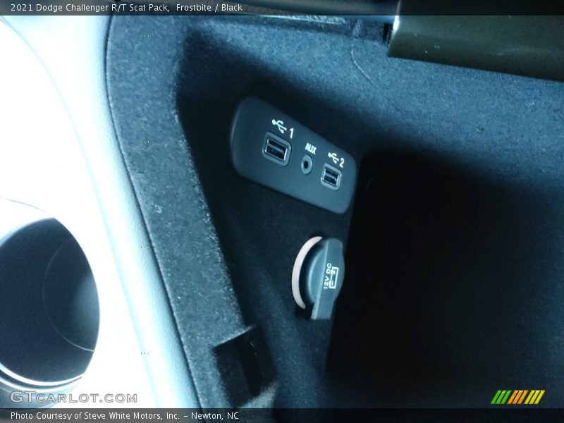 Frostbite / Black 2021 Dodge Challenger R/T Scat Pack