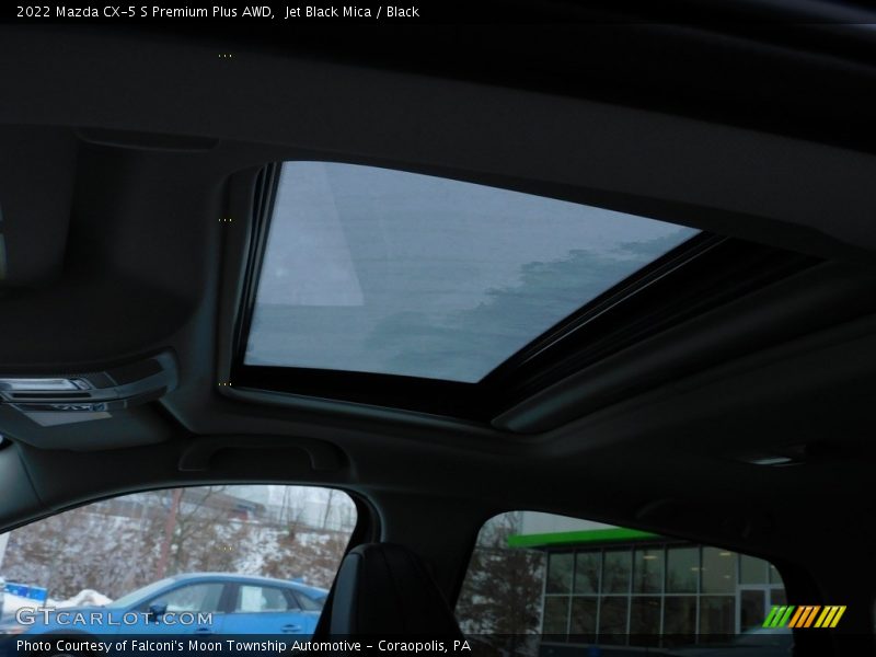 Jet Black Mica / Black 2022 Mazda CX-5 S Premium Plus AWD