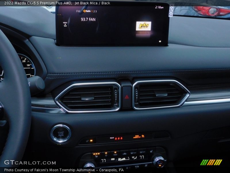 Controls of 2022 CX-5 S Premium Plus AWD