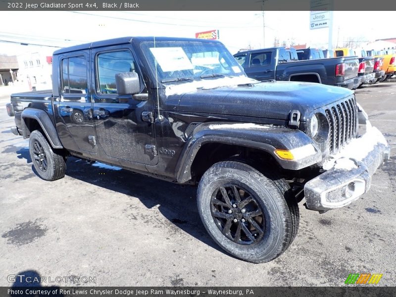 Black / Black 2022 Jeep Gladiator Sport 4x4