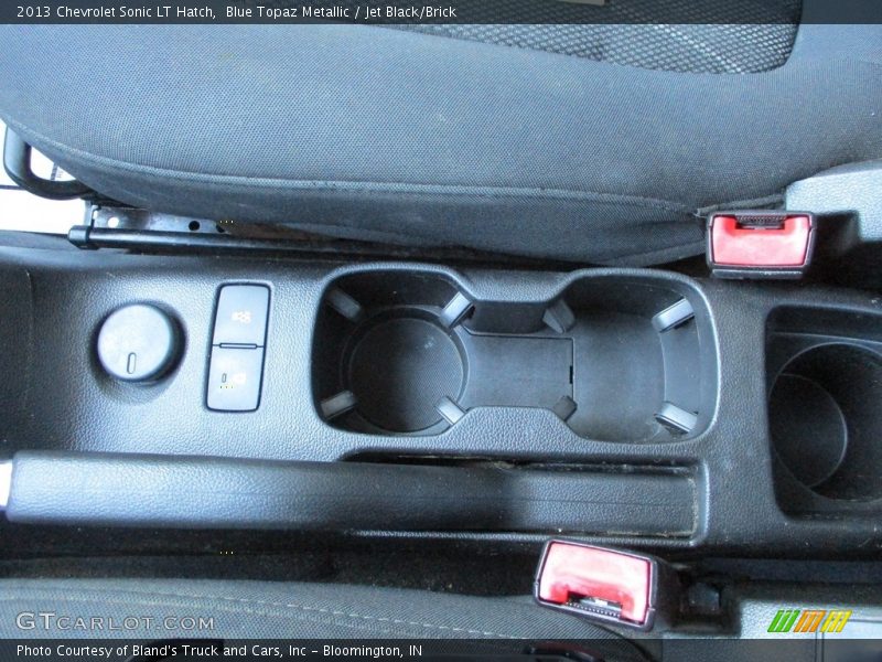 Blue Topaz Metallic / Jet Black/Brick 2013 Chevrolet Sonic LT Hatch
