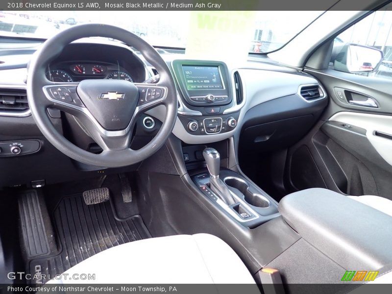 Mosaic Black Metallic / Medium Ash Gray 2018 Chevrolet Equinox LS AWD