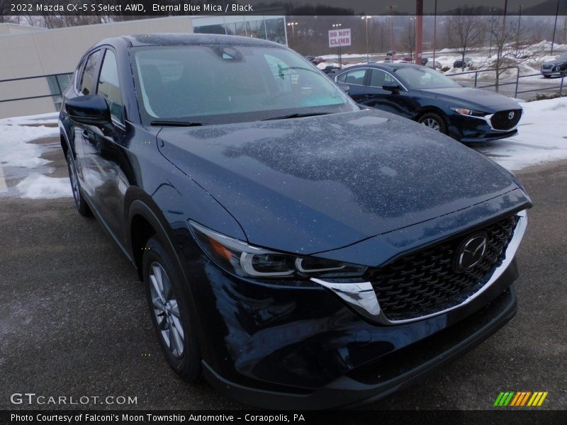 Eternal Blue Mica / Black 2022 Mazda CX-5 S Select AWD