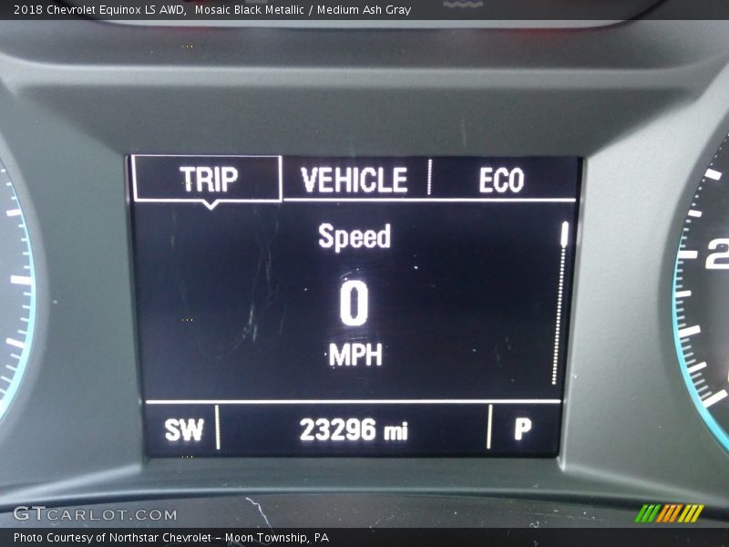 Mosaic Black Metallic / Medium Ash Gray 2018 Chevrolet Equinox LS AWD