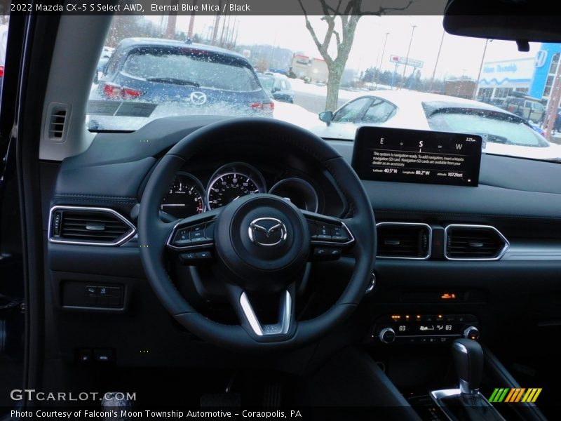 Eternal Blue Mica / Black 2022 Mazda CX-5 S Select AWD