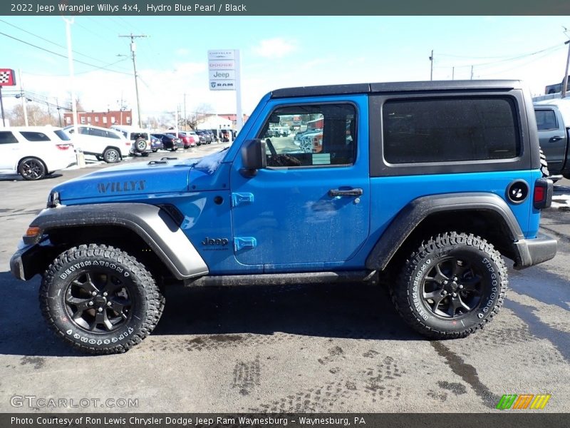  2022 Wrangler Willys 4x4 Hydro Blue Pearl