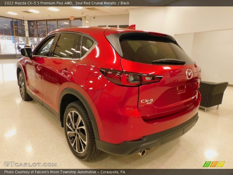 Soul Red Crystal Metallic / Black 2022 Mazda CX-5 S Premium Plus AWD