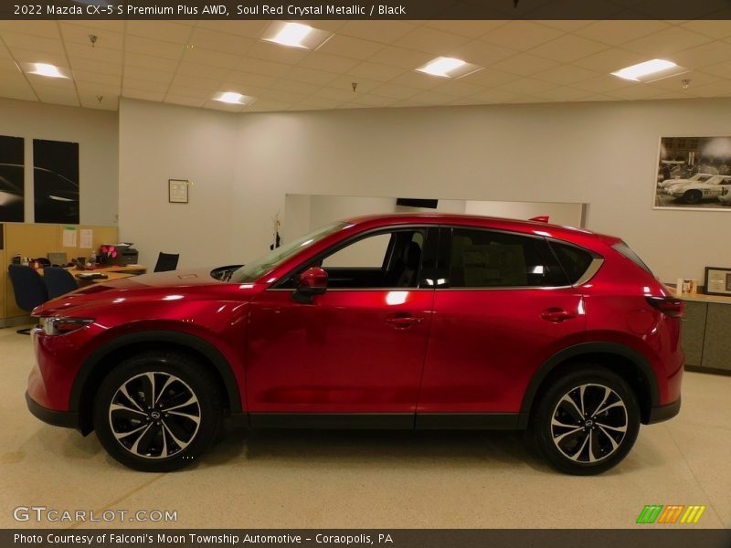 Soul Red Crystal Metallic / Black 2022 Mazda CX-5 S Premium Plus AWD