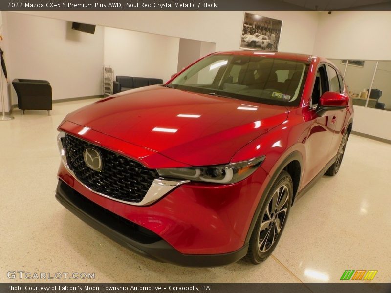 Soul Red Crystal Metallic / Black 2022 Mazda CX-5 S Premium Plus AWD