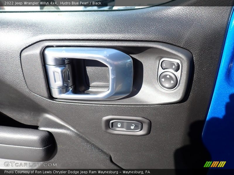 Hydro Blue Pearl / Black 2022 Jeep Wrangler Willys 4x4