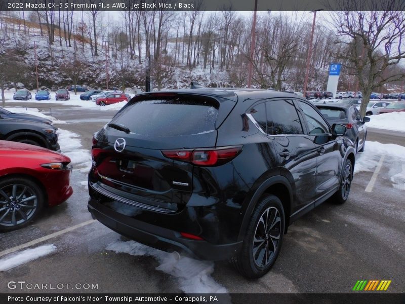 Jet Black Mica / Black 2022 Mazda CX-5 S Premium Plus AWD