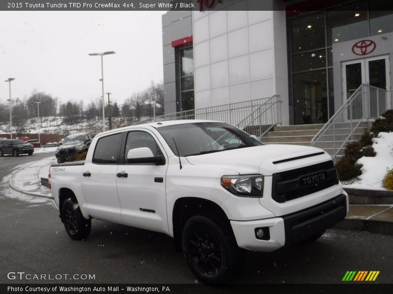 Super White / Black 2015 Toyota Tundra TRD Pro CrewMax 4x4