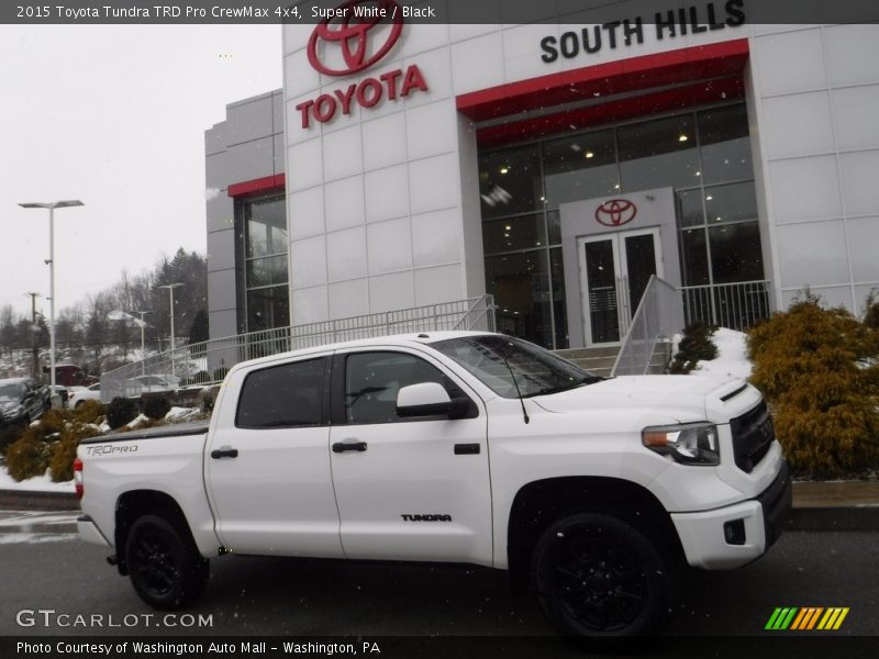 Super White / Black 2015 Toyota Tundra TRD Pro CrewMax 4x4