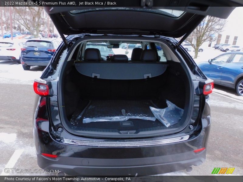 Jet Black Mica / Black 2022 Mazda CX-5 S Premium Plus AWD
