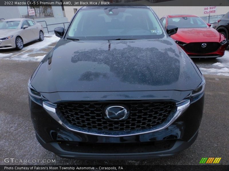 Jet Black Mica / Black 2022 Mazda CX-5 S Premium Plus AWD