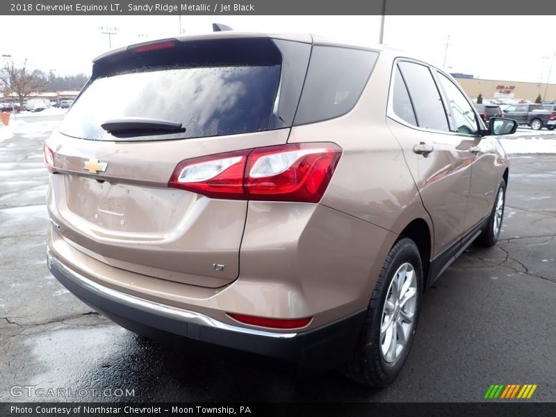 Sandy Ridge Metallic / Jet Black 2018 Chevrolet Equinox LT