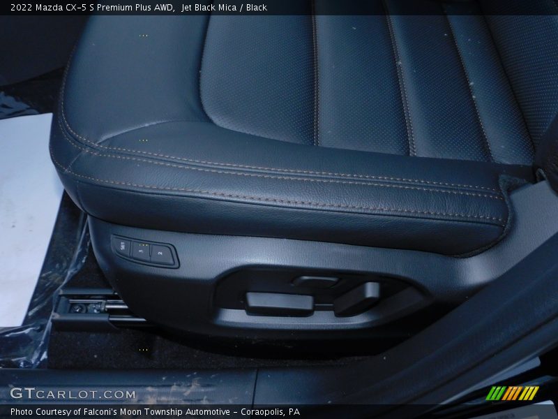 Jet Black Mica / Black 2022 Mazda CX-5 S Premium Plus AWD