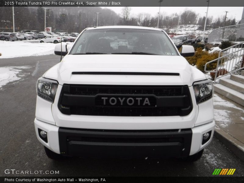 Super White / Black 2015 Toyota Tundra TRD Pro CrewMax 4x4