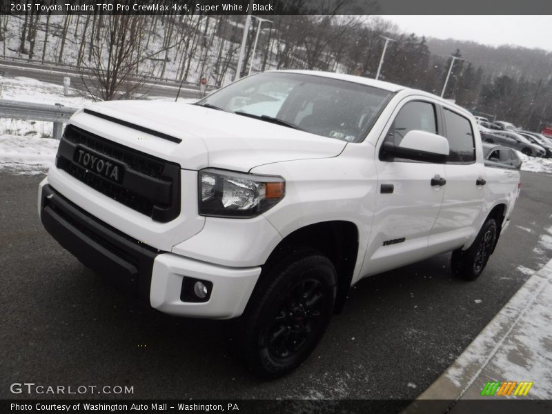 Super White / Black 2015 Toyota Tundra TRD Pro CrewMax 4x4