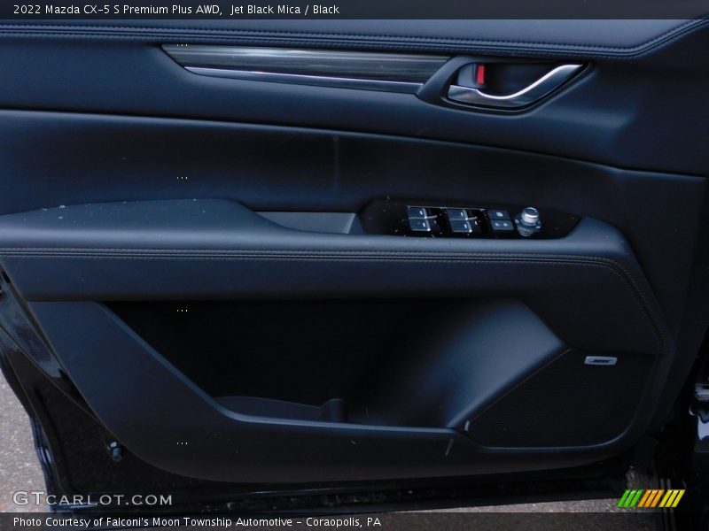 Jet Black Mica / Black 2022 Mazda CX-5 S Premium Plus AWD