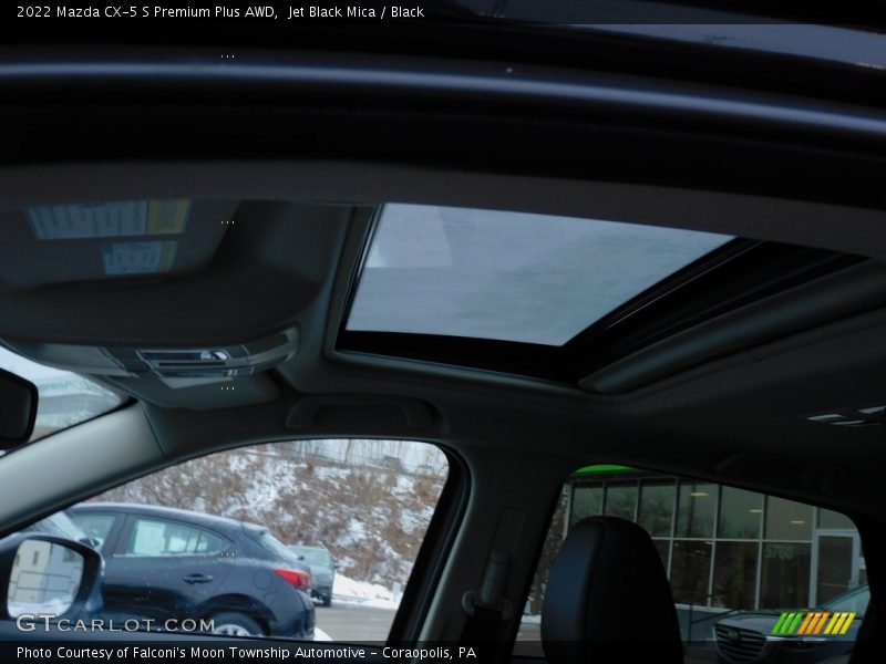 Jet Black Mica / Black 2022 Mazda CX-5 S Premium Plus AWD