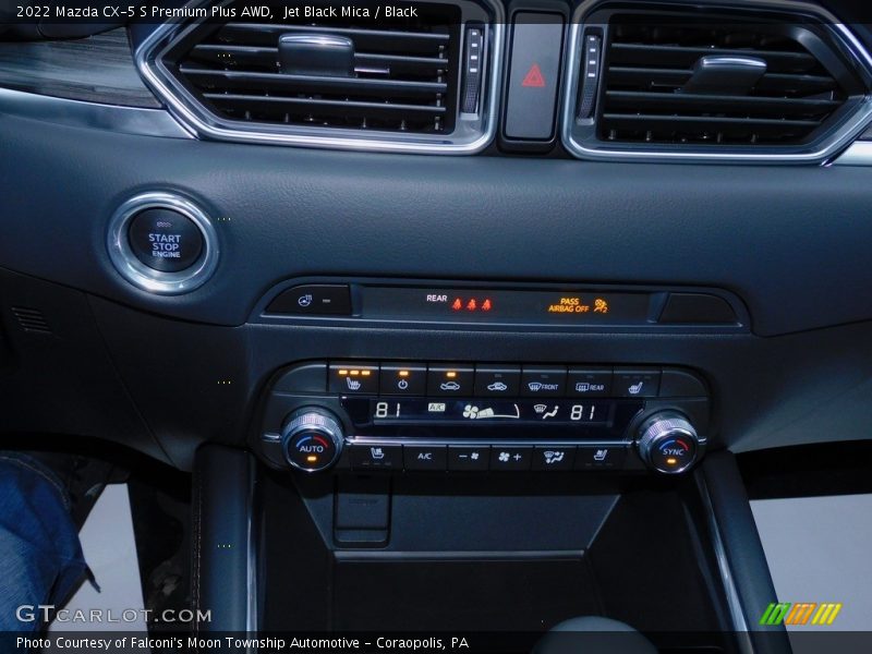 Controls of 2022 CX-5 S Premium Plus AWD