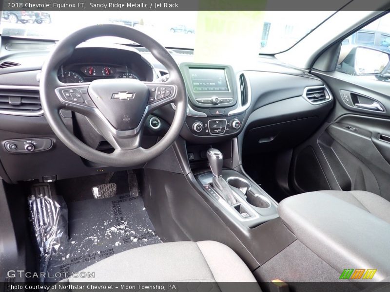 Sandy Ridge Metallic / Jet Black 2018 Chevrolet Equinox LT
