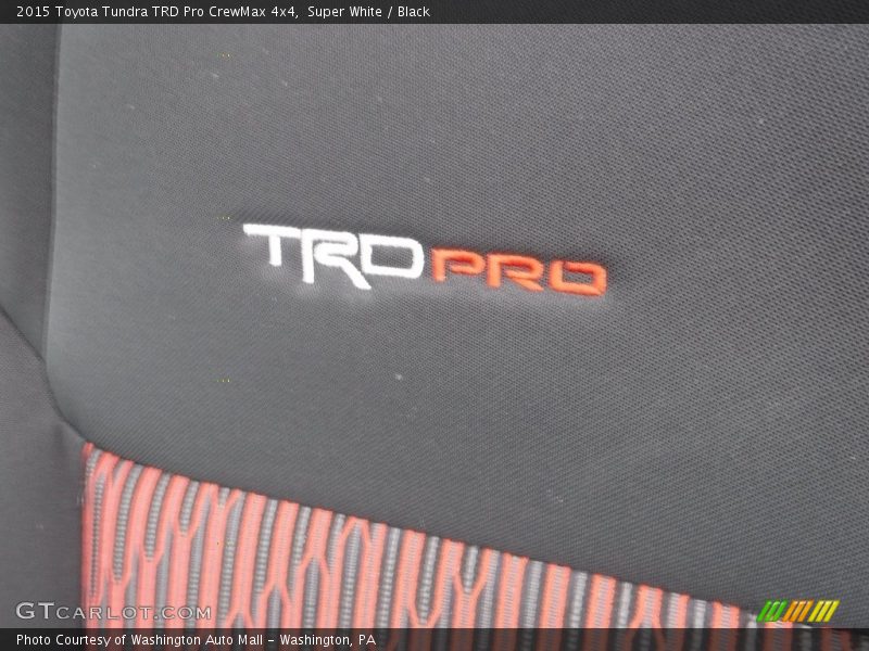 Super White / Black 2015 Toyota Tundra TRD Pro CrewMax 4x4